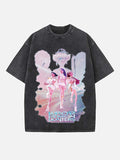 HUNTR/X Print Round Neck T-shirt