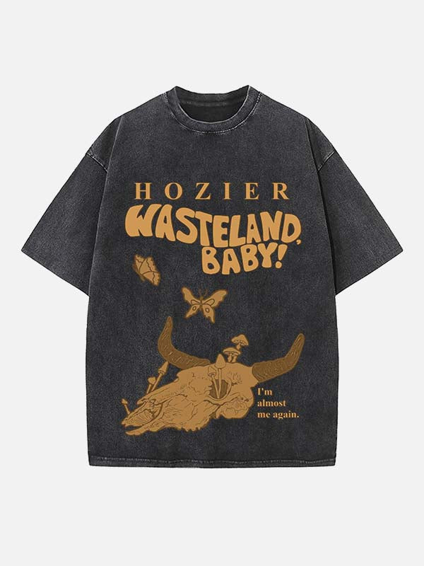 Hozier Print Round Neck T-shirt