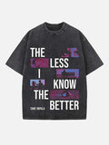 Tame Impala Print Round Neck T-shirt