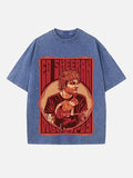 Ed Sheeran Print Round Neck T-shirt
