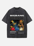 BIGBANG Print Round Neck T-shirt