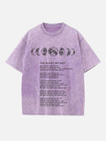 Lord Huron Print Round Neck T-shirt