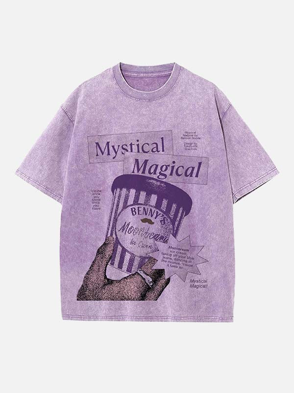 Benson Boone Print Round Neck T-shirt