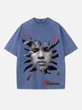 Dominic Fike Print Round Neck T-shirt