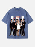Blondie Print Round Neck T-shirt