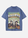 Wallows Print Round Neck T-shirt