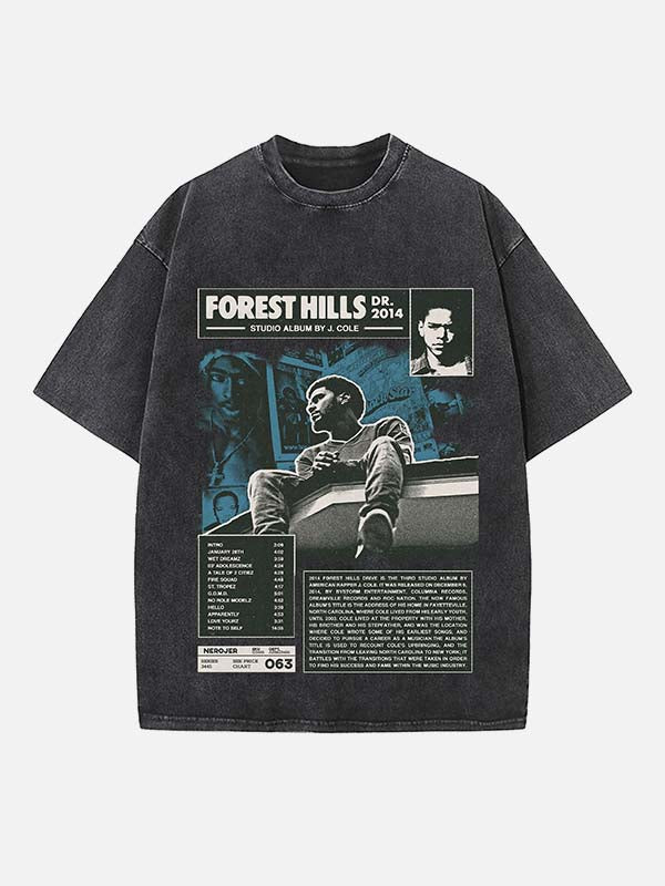 J. Cole Print Round Neck T-shirt