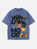 Wallows Print Round Neck T-shirt