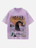 Hozier Print Round Neck T-shirt