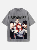 Paramore Print Round Neck T-shirt
