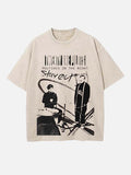 Twenty One Pilots Print Round Neck T-shirt