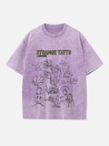Lord Huron Print Round Neck T-shirt