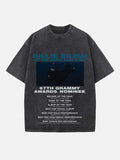 Billie Eilish Print Round Neck T-shirt