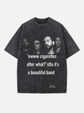 Cigarettes After Sex Print Round Neck T-shirt