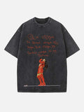 Rosalía Print Round Neck T-shirt