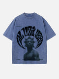 Lil Uzi Vert Print Round Neck T-shirt