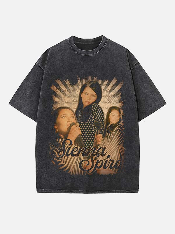 Sienna Spiro Print Round Neck T-shirt