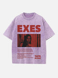 Tate McRae Print Round Neck T-shirt