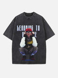 Billie Eilish Print Round Neck T-shirt