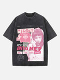 Clairo Print Round Neck T-shirt