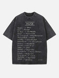 Muse Print Round Neck T-shirt