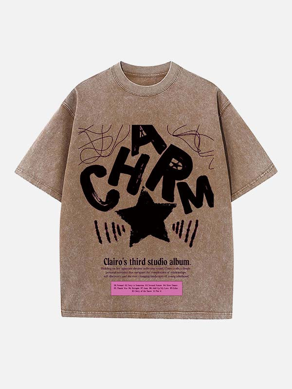 Clairo Print Round Neck T-shirt