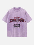 21 Savage Print Round Neck T-shirt