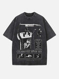 Cigarettes After Sex Print Round Neck T-shirt
