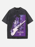 Prince Print Round Neck T-shirt