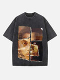 Nas Print Round Neck T-shirt