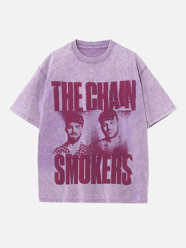 The Chainsmokers Print Round Neck T-shirt