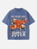 ABBA Print Round Neck T-shirt