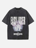 Miley Cyrus Print Round Neck T-shirt