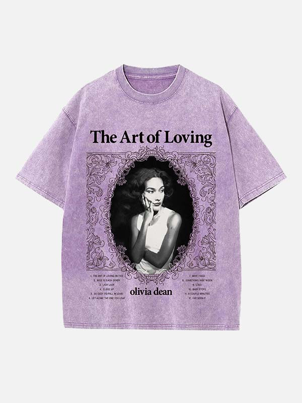 Olivia Dean Print Round Neck T-shirt