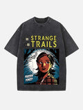 Lord Huron Print Round Neck T-shirt