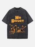 Gwen Stefani No Doubt Print Round Neck T-shirt