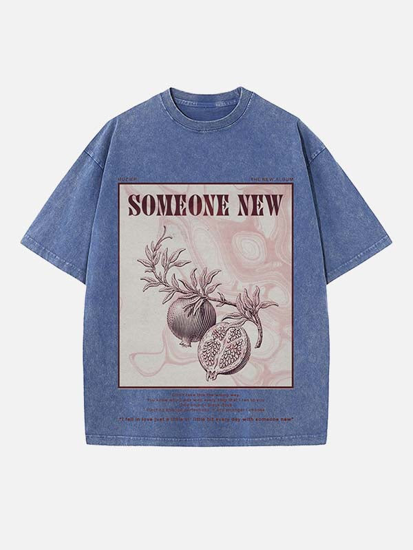 Hozier Print Round Neck T-shirt