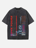 J. Cole Print Round Neck T-shirt