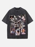 ILLIT Print Round Neck T-shirt