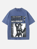 Beyoncé Print Round Neck T-shirt
