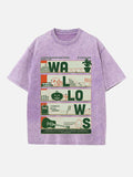 Wallows Print Round Neck T-shirt