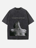 Cigarettes After Sex Print Round Neck T-shirt