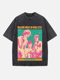 Wallows Print Round Neck T-shirt