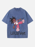 Lil Uzi Vert Print Round Neck T-shirt