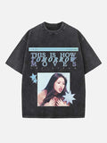 Beabadoobee Print Round Neck T-shirt