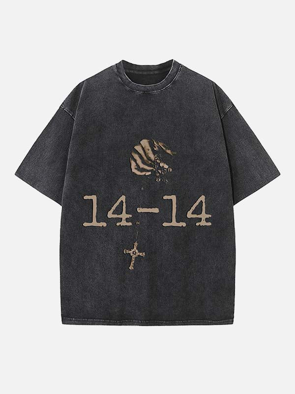 Peso Pluma Print Round Neck T-shirt