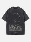 Peso Pluma Print Round Neck T-shirt