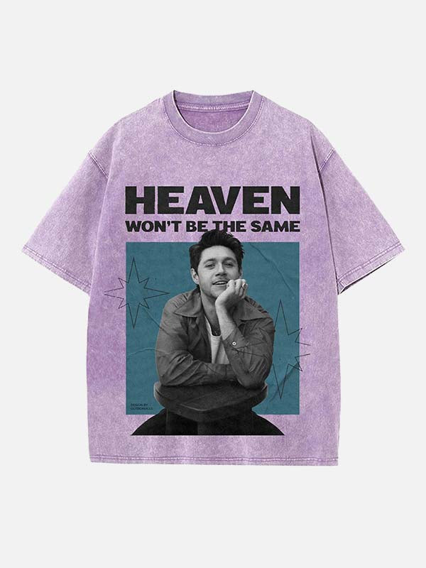 Niall Horan Print Round Neck T-shirt