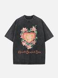 NIRVANA Print Round Neck T-shirt