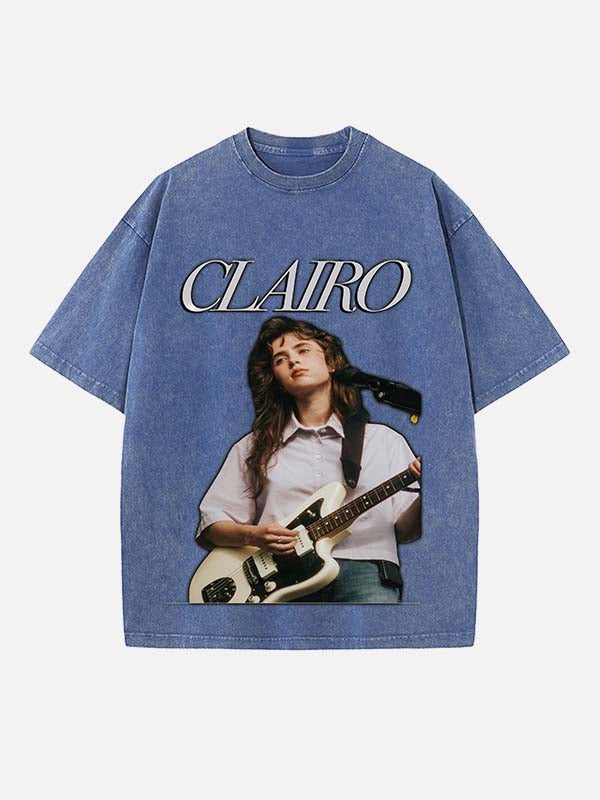 Clairo Print Round Neck T-shirt